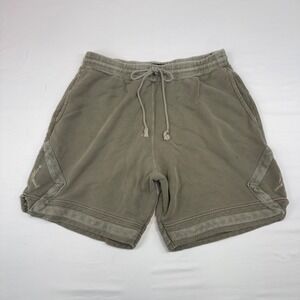Jordan Flight Mens XXL Olive Green French Terry Basketball Shorts 939960-395